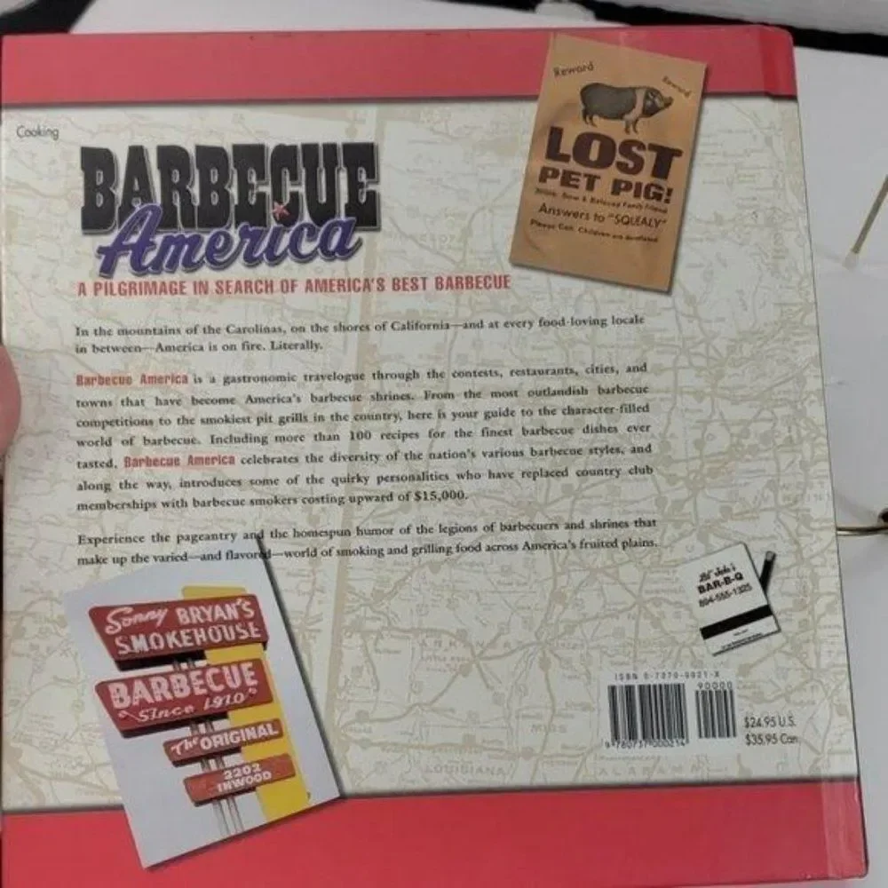 Barbecue America Cookbook Travel the Country Pilgrimage Best‎ BBQ